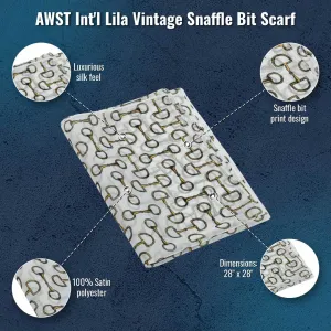 AWST Int'l Lila Vintage Snaffle Bit Scarf