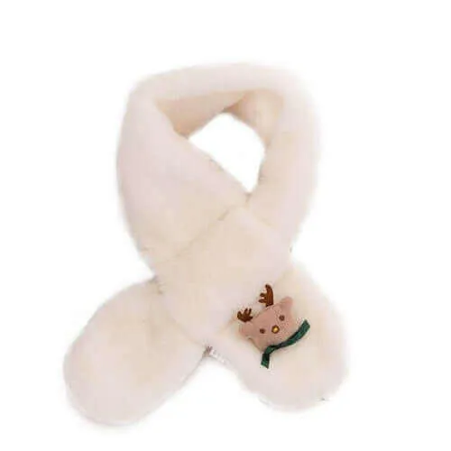 Baby Children Girls Cute Plush Fur Scarf Collar