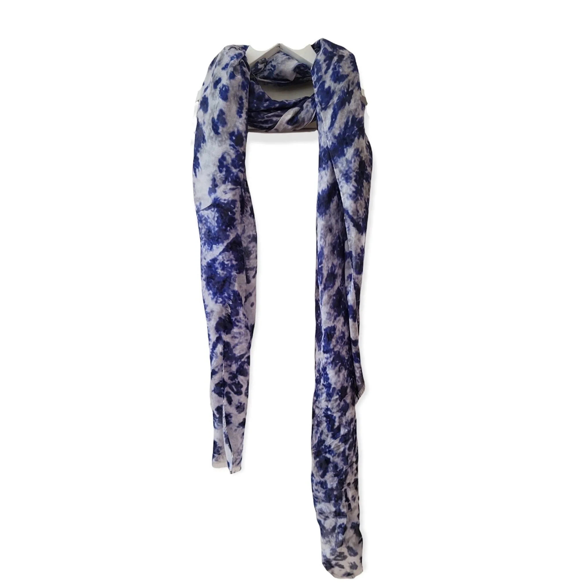 Blue Leopards | Modal Silk