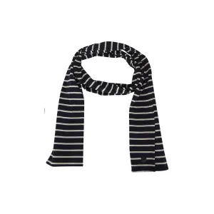 Breton Striped Scarf - SR Navy/Ecru