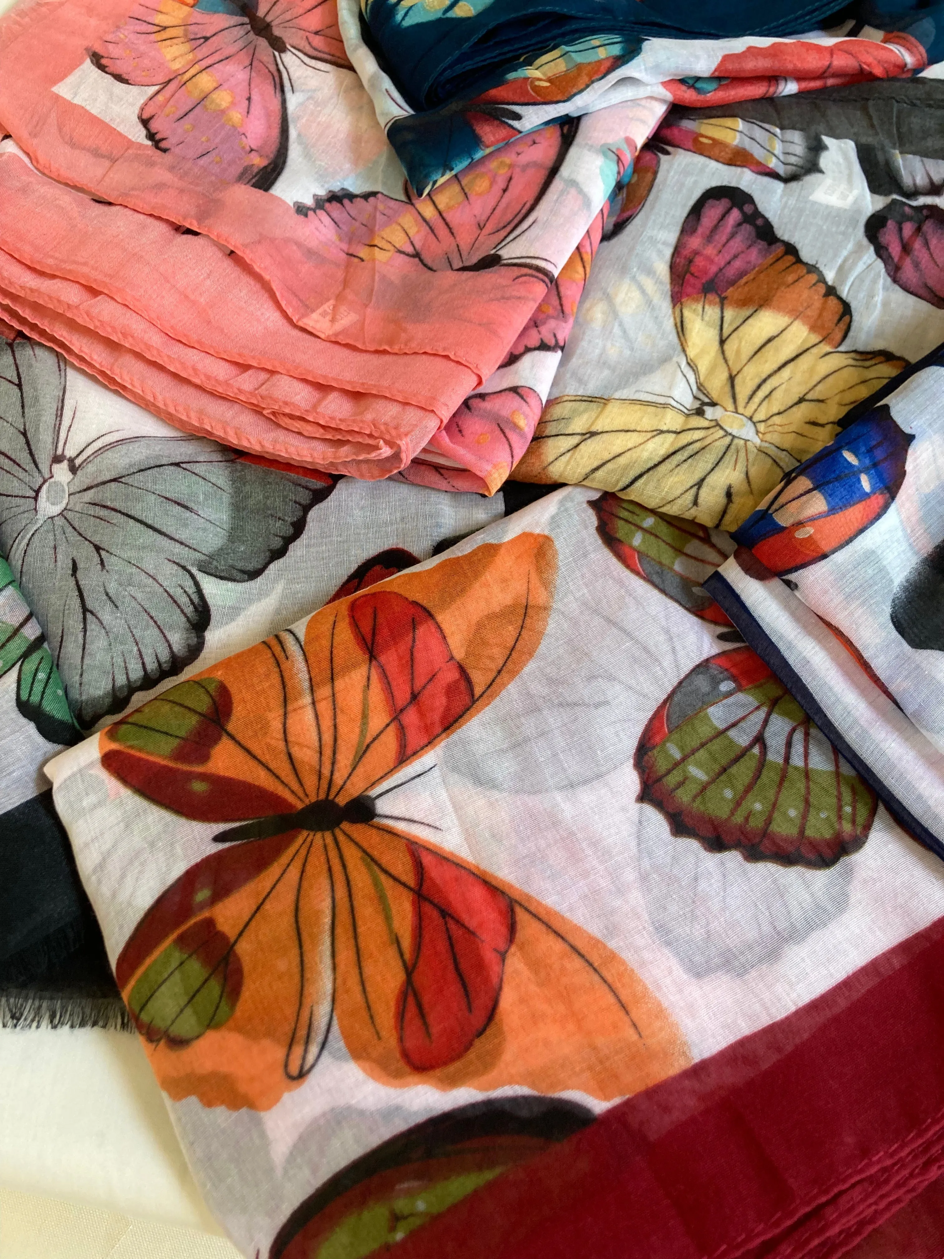 Butterfly  Shawl/Scarf - khaki