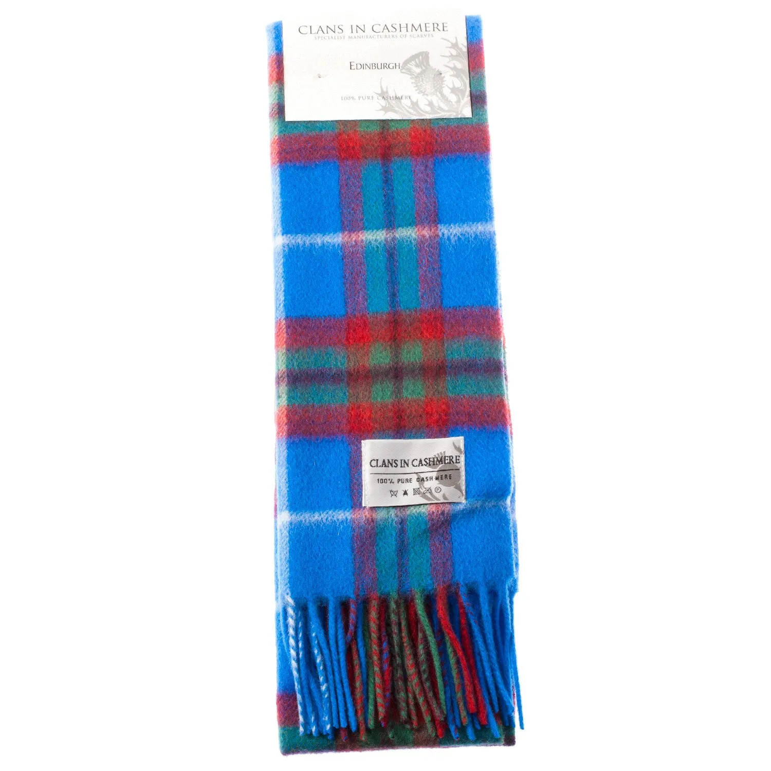 Cashmere Scottish Tartan Clan Scarf  Edinburgh