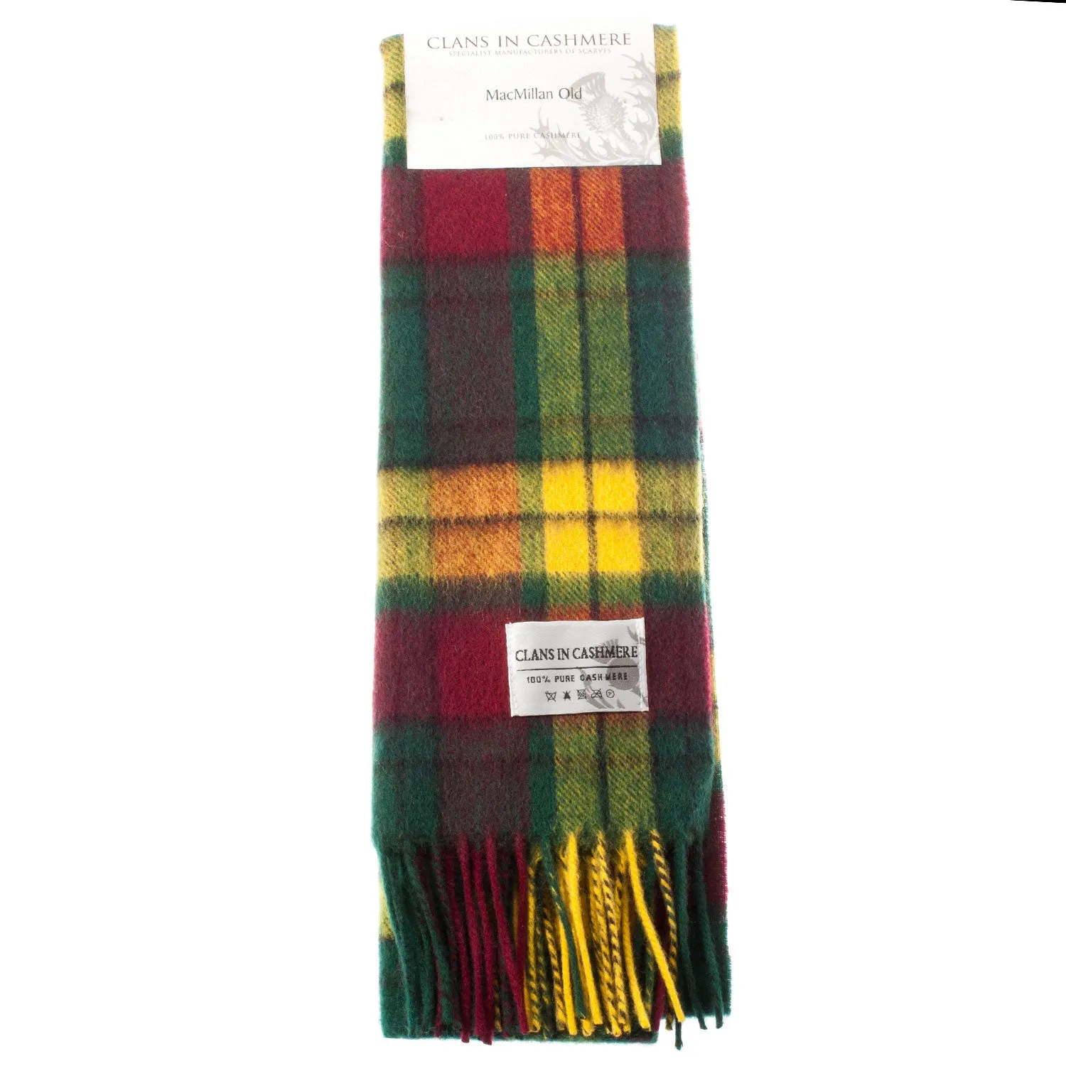 Cashmere Scottish Tartan Clan Scarf  Macmillan Old