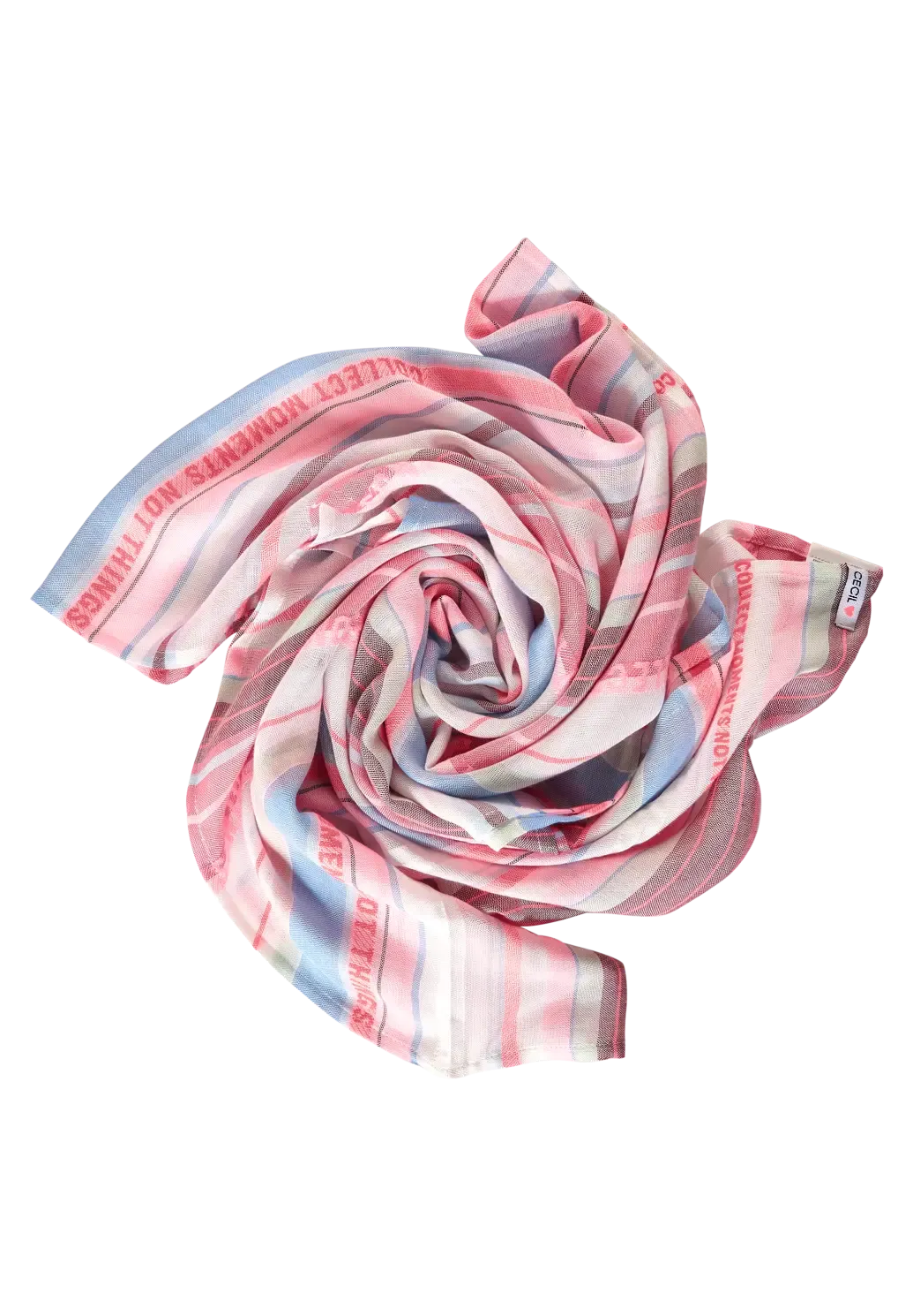 Cecil cotton feel summer stripe scarf 572124