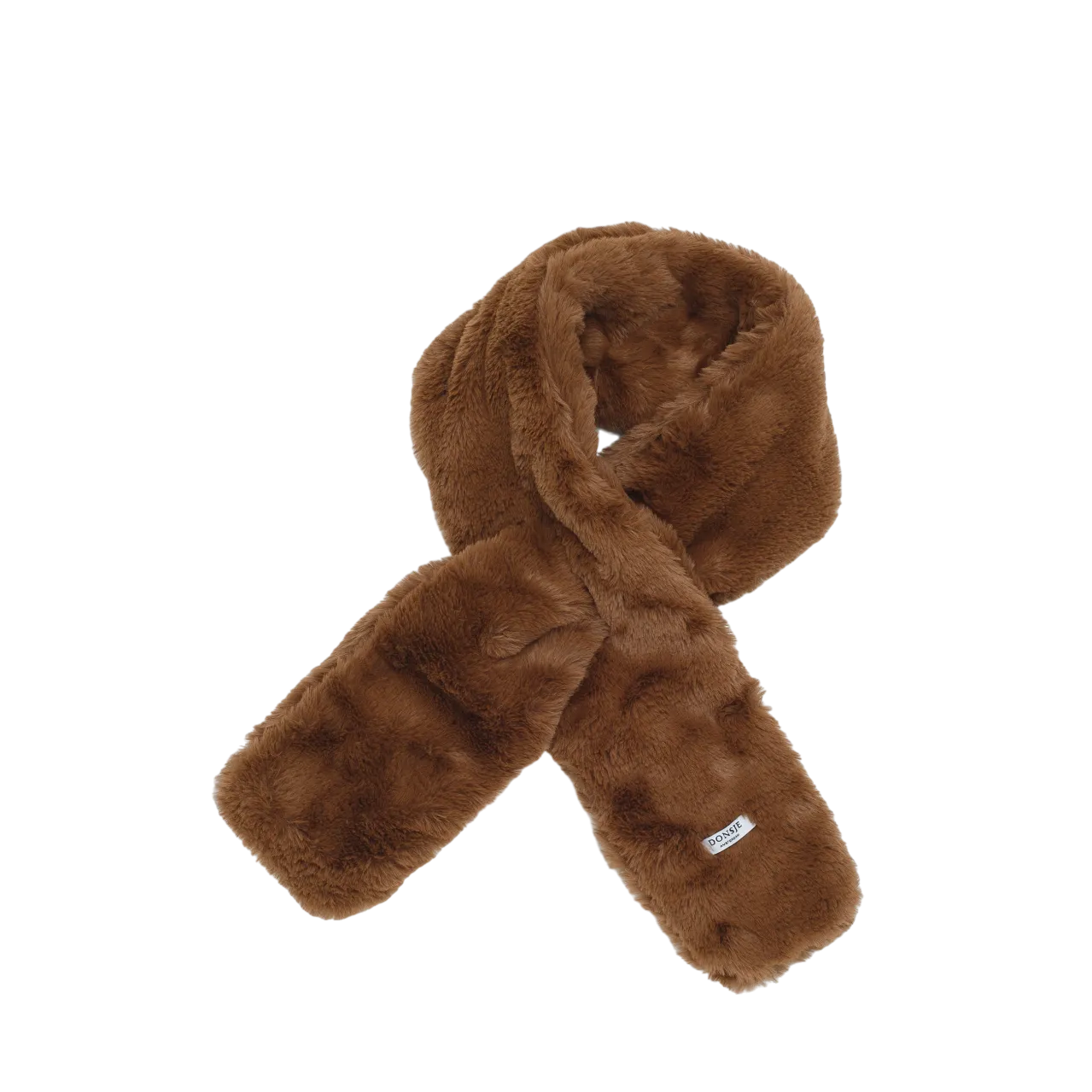 Cela Scarf | Forest Brown Teddy