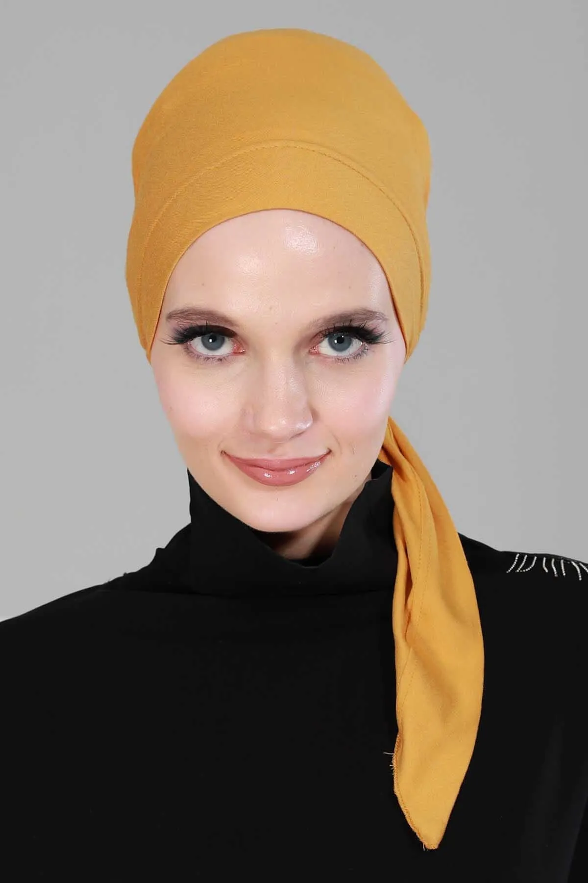 Chic Easy Wrap Hijab Cover for Women, Trendy Hijab for Stylish Look, Soft Comfortable Turban Head Covering, Chic Single Color Headscarf,B-45