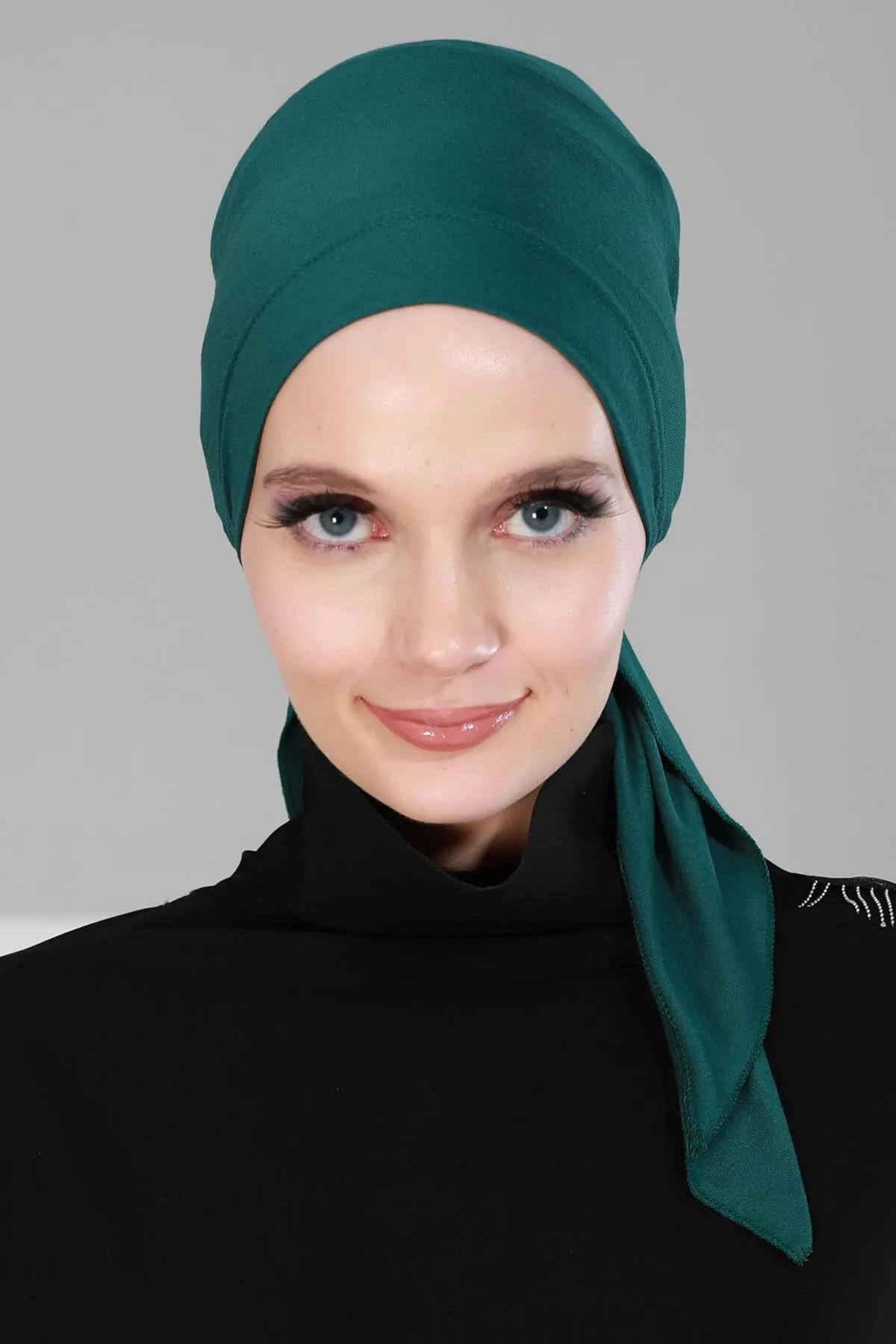 Chic Easy Wrap Hijab Cover for Women, Trendy Hijab for Stylish Look, Soft Comfortable Turban Head Covering, Chic Single Color Headscarf,B-45