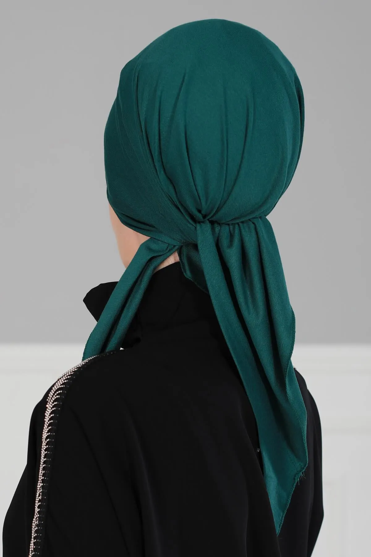 Chic Easy Wrap Hijab Cover for Women, Trendy Hijab for Stylish Look, Soft Comfortable Turban Head Covering, Chic Single Color Headscarf,B-45