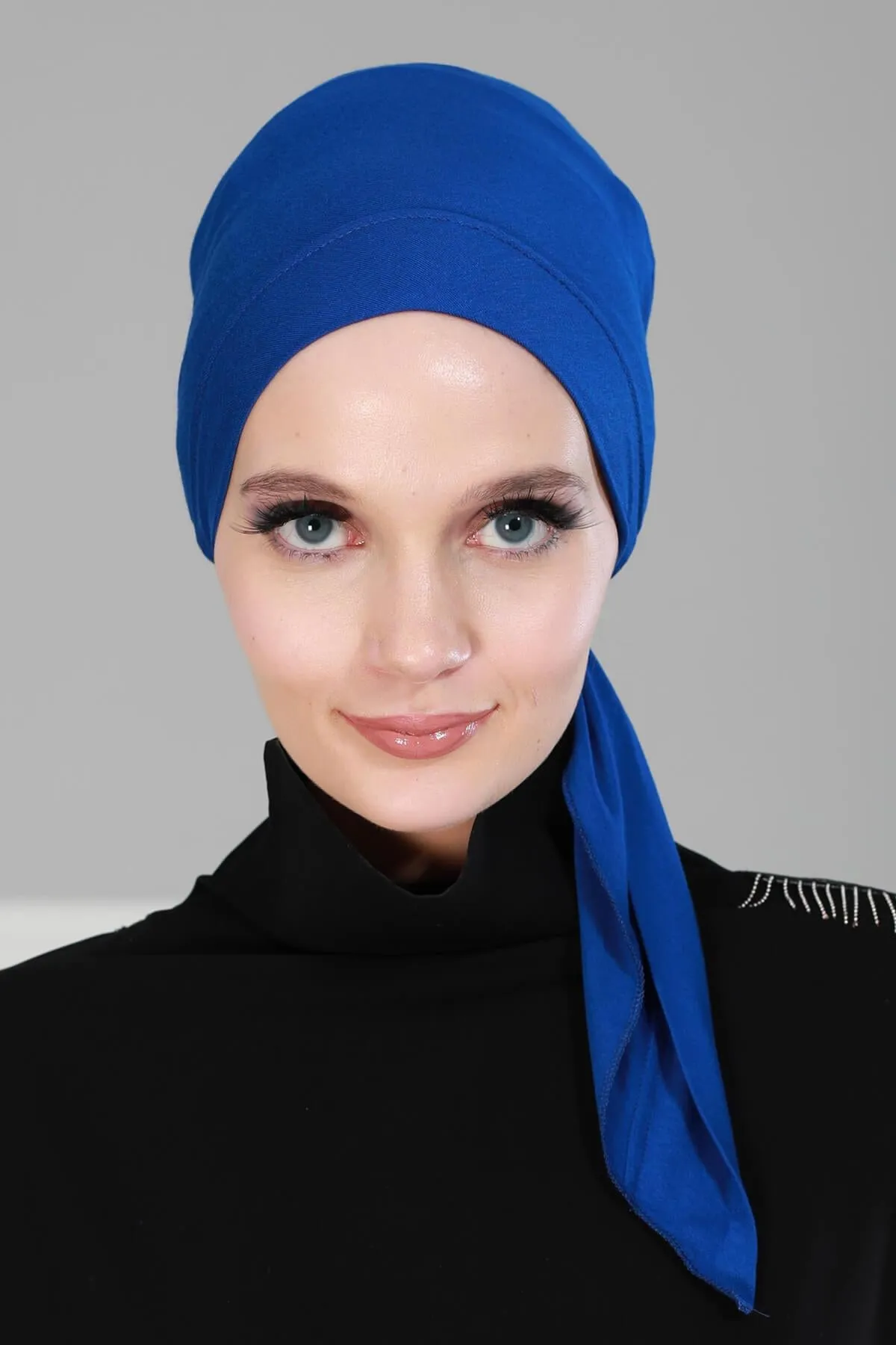 Chic Easy Wrap Hijab Cover for Women, Trendy Hijab for Stylish Look, Soft Comfortable Turban Head Covering, Chic Single Color Headscarf,B-45