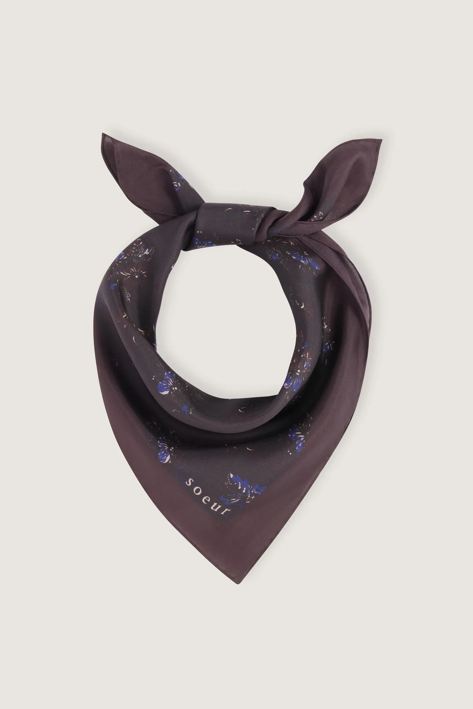 Dalton Printed Silk Scarf