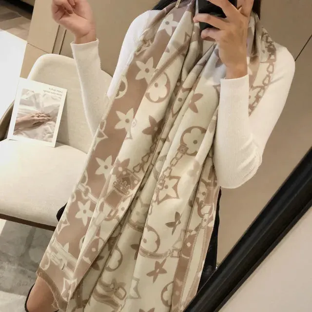 Design Thick Cashmere Shawl Scarf