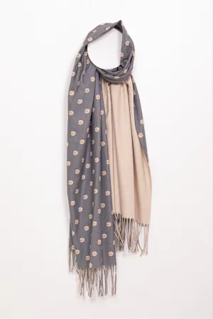 di firenze Soft Feel Daisy Print Pashmina