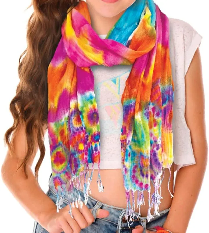 DIY Color Dye Scarf