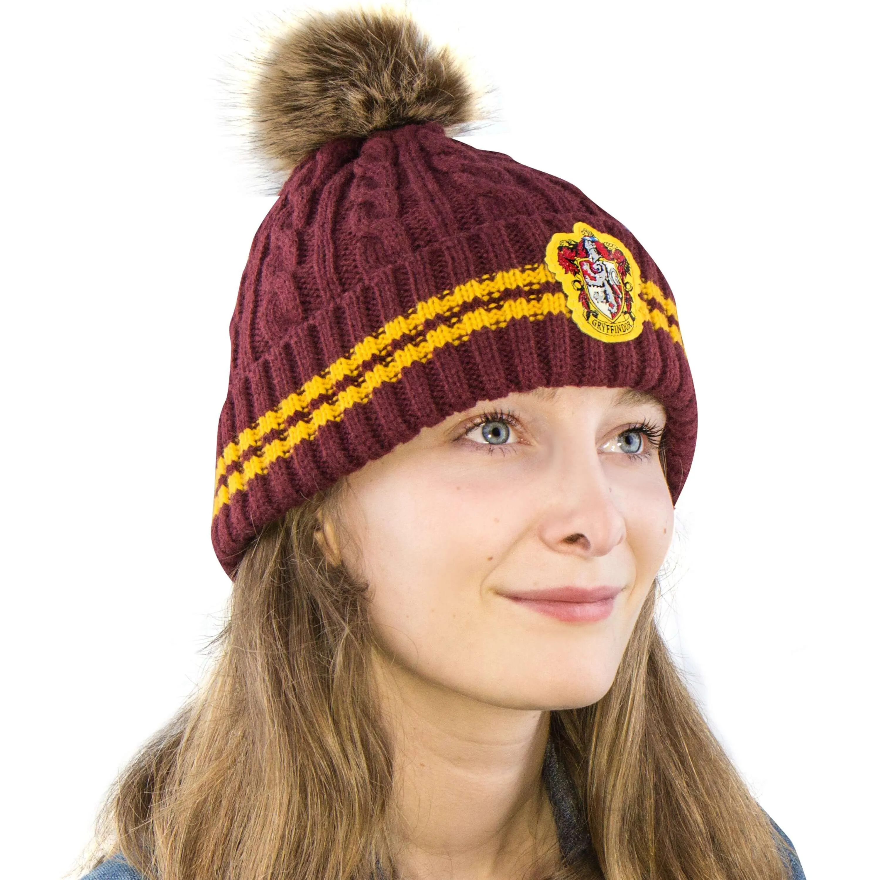 Gryffindor Pompom Beanie