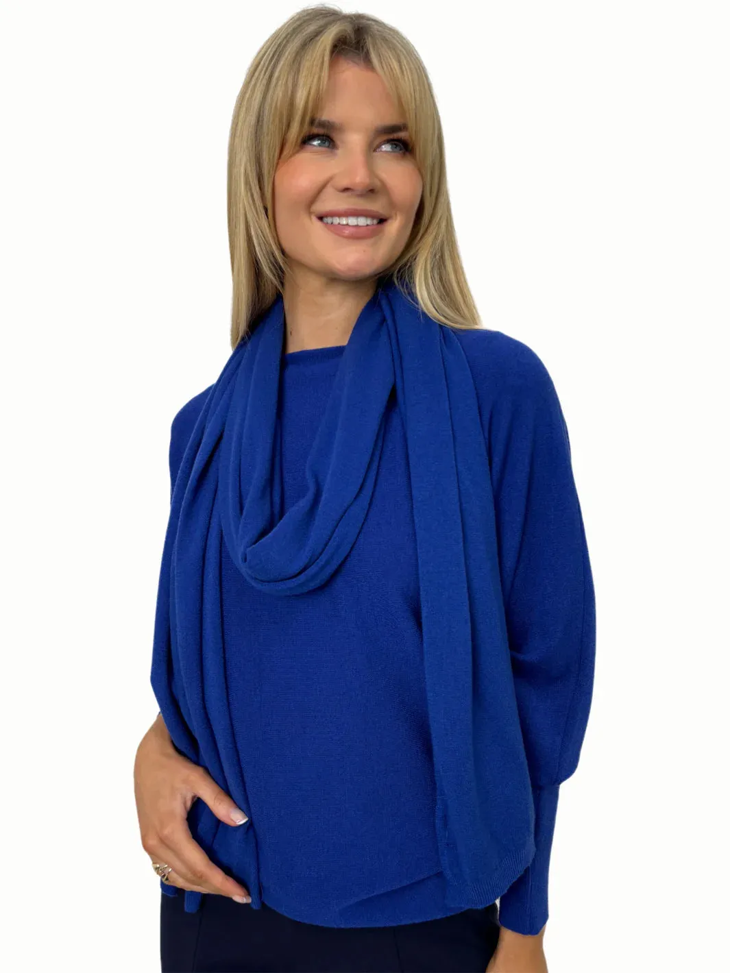 Kate And Pippa Matera Cashmere feel long scarf. All Colours 2024