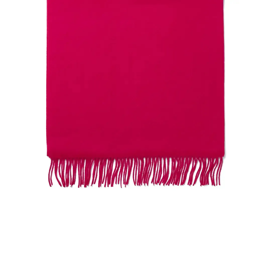 Lambswool Ladies Scarf - Fuchsia by Failsworth