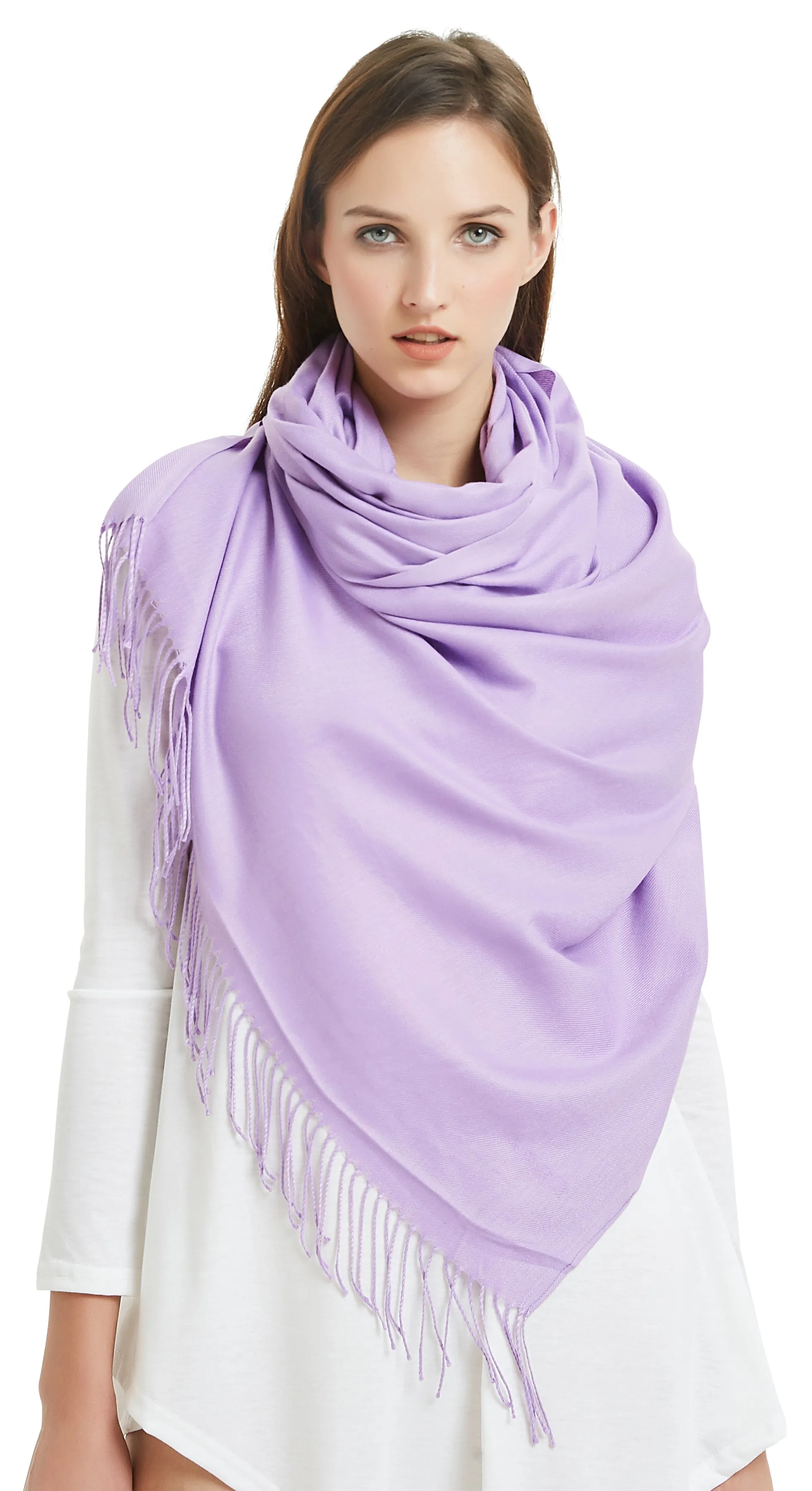 Large Extra Soft Cashmere Blend Women Pashmina Shawl Wrap Stole Scarf