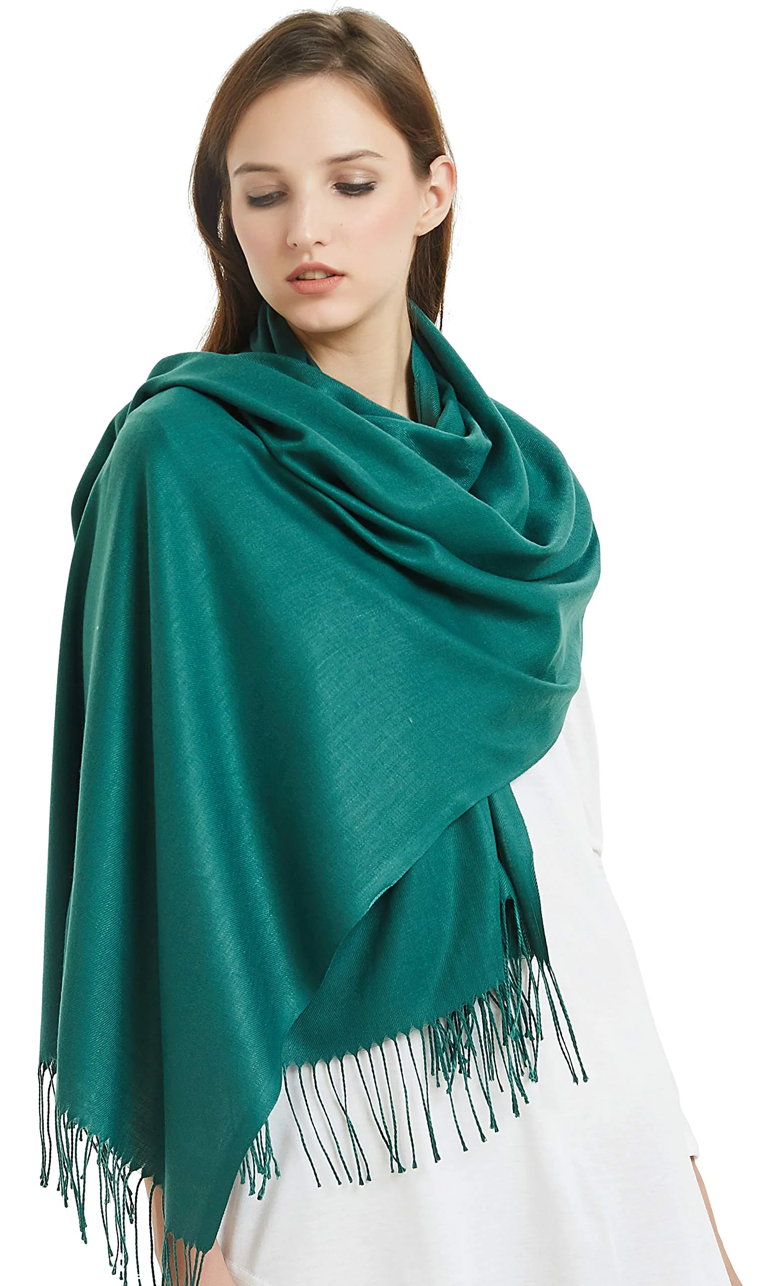 Large Extra Soft Cashmere Blend Women Pashmina Shawl Wrap Stole Scarf