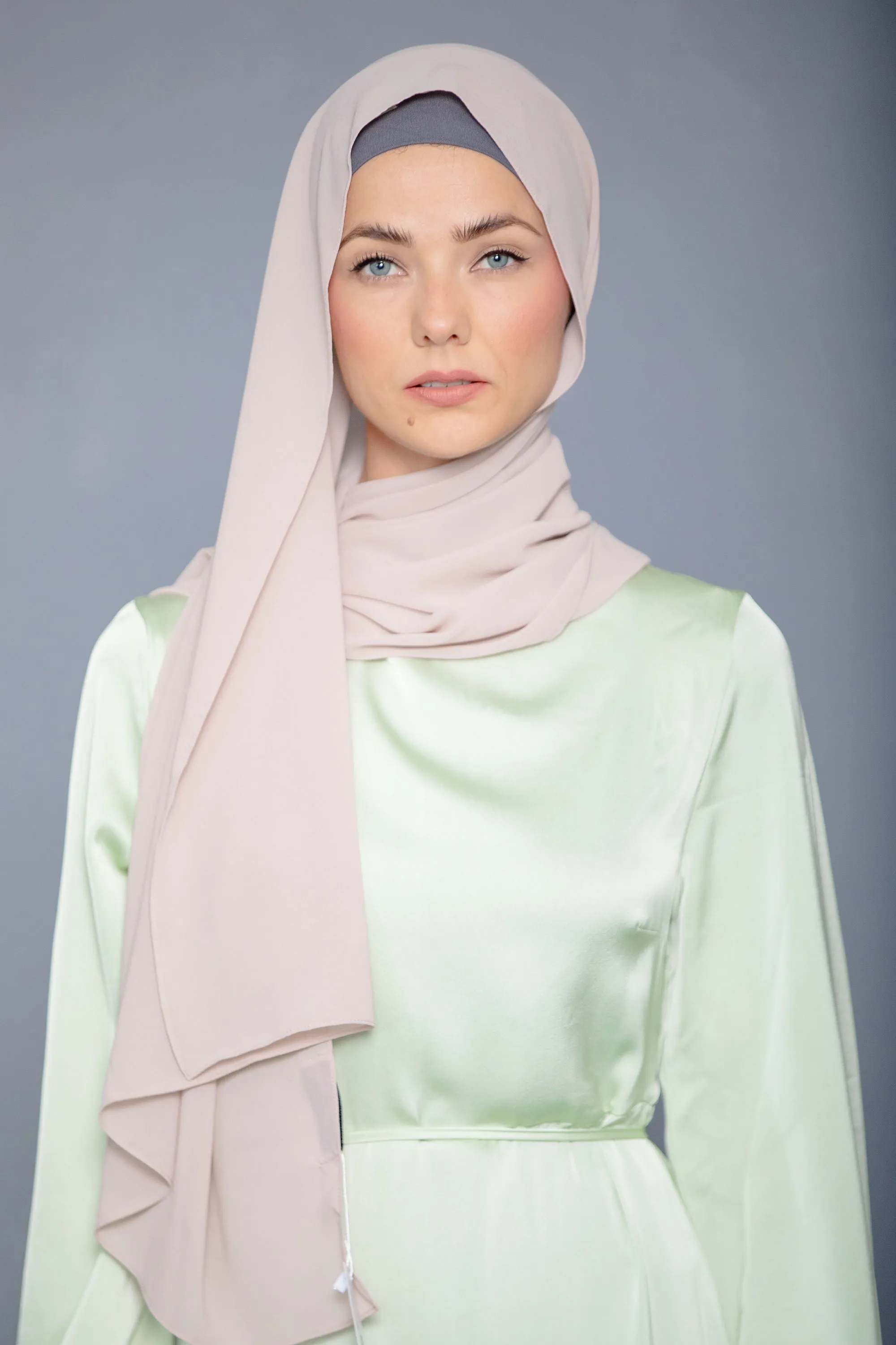 Latte Chiffon Hijab