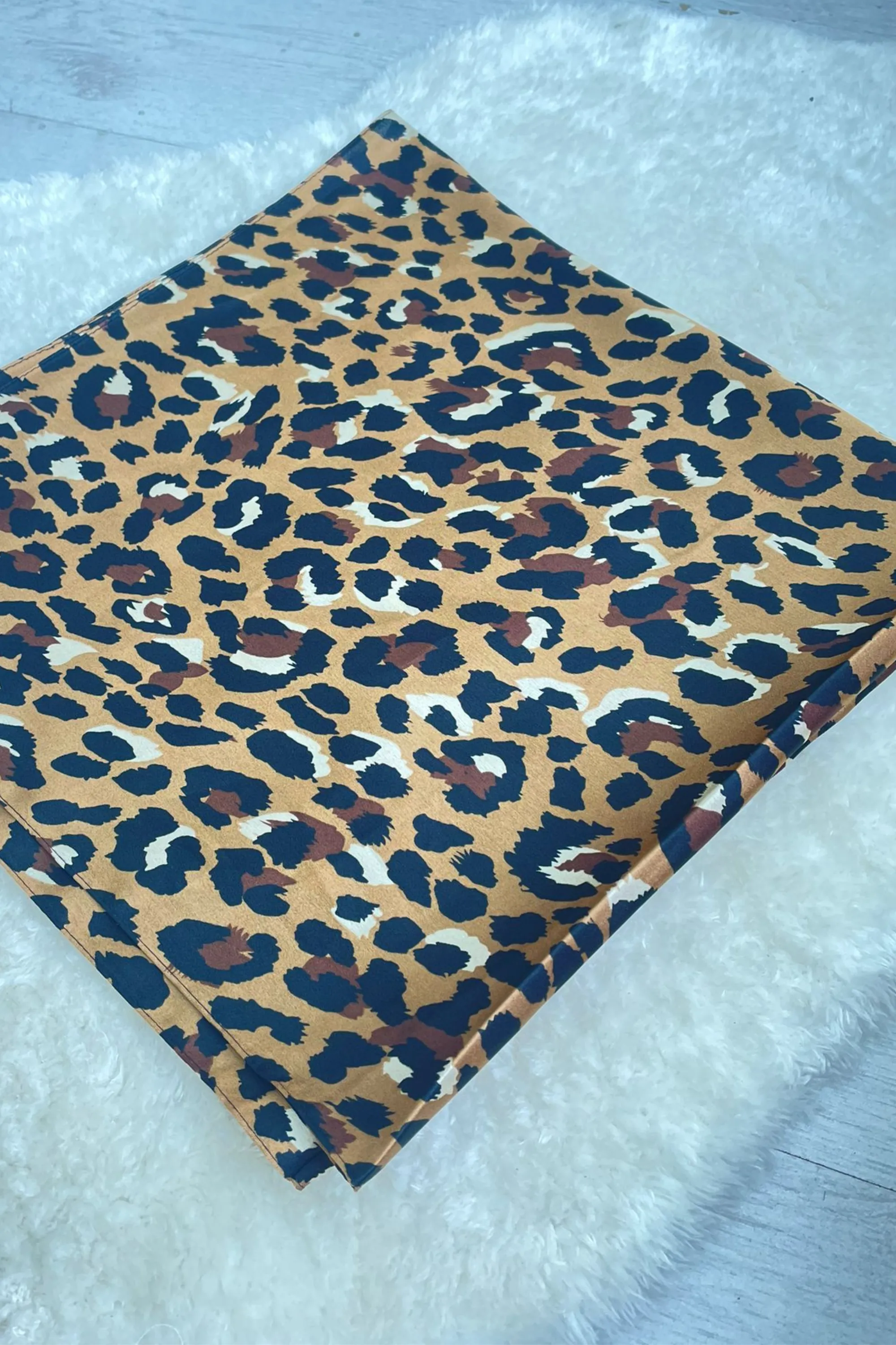 Leopard print scarf