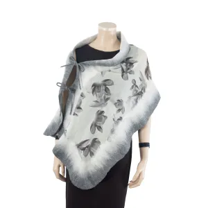 Linked grey scarf #148-27