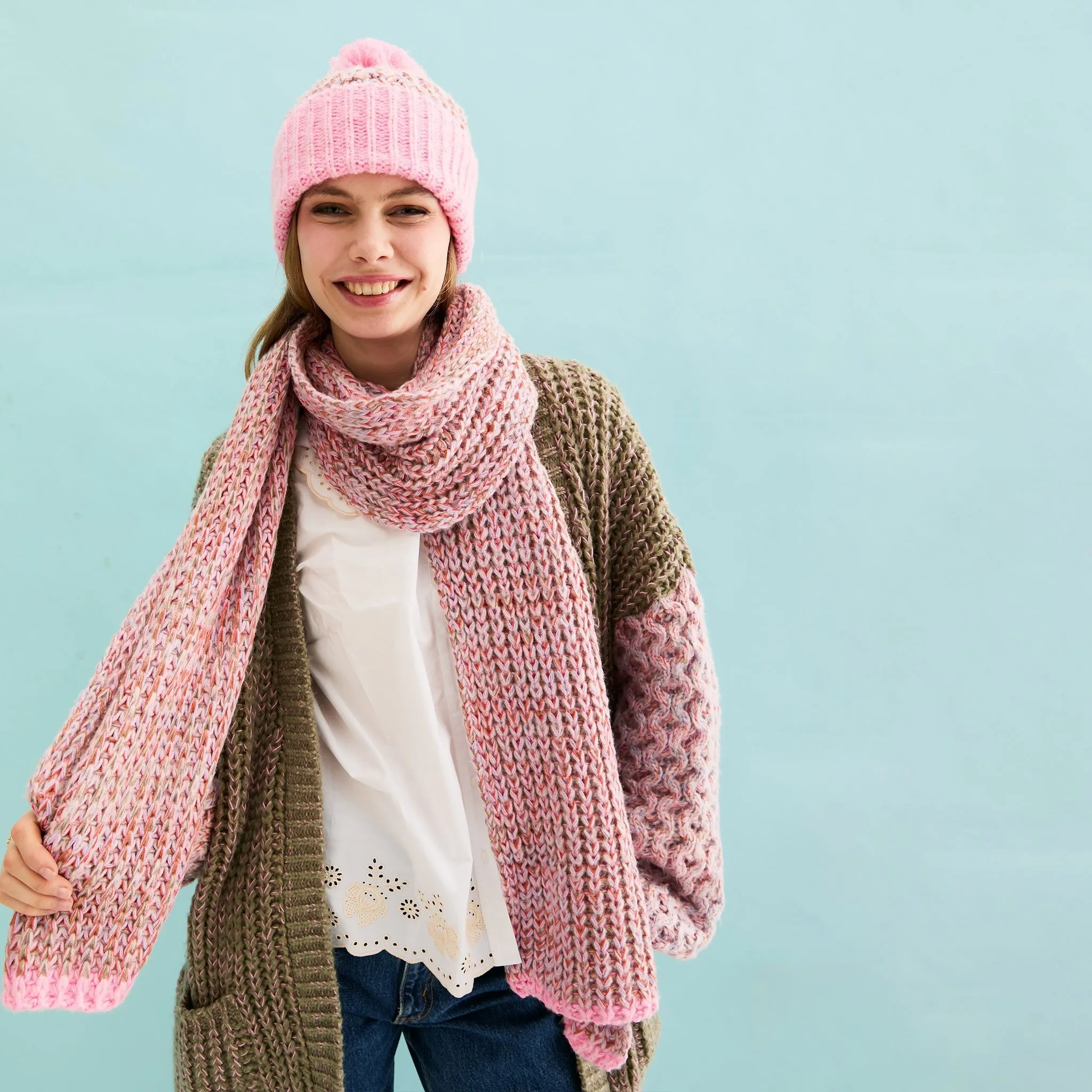 Lolly and Florence Beanie and Scarf Set