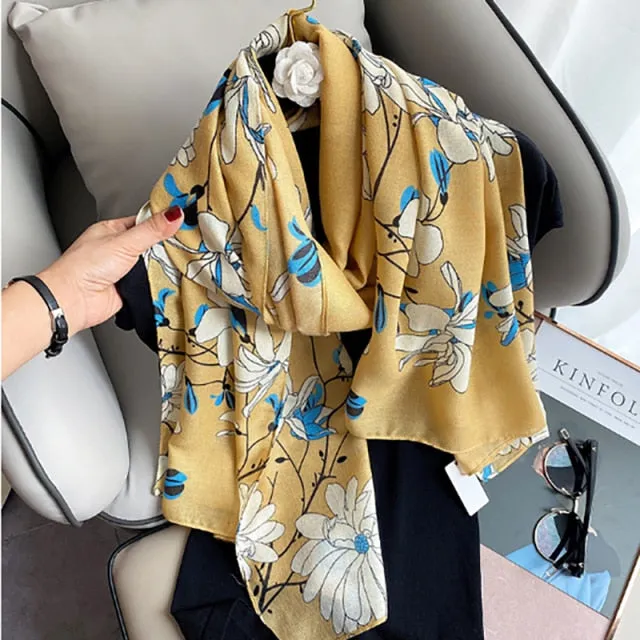 Long Warm Pashmina Wrap Scarf