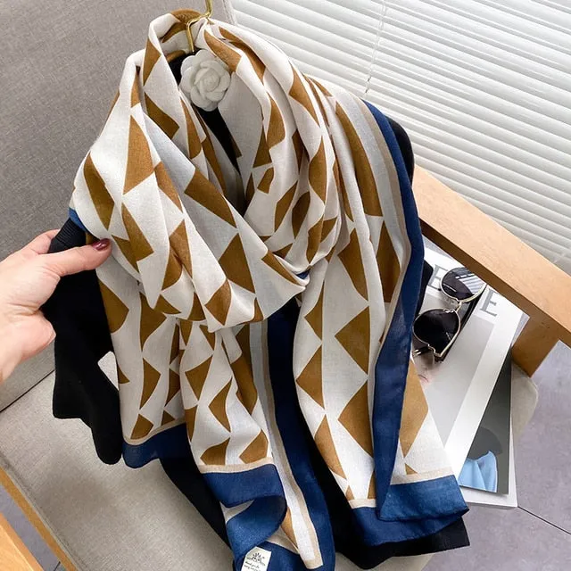 Long Warm Pashmina Wrap Scarf