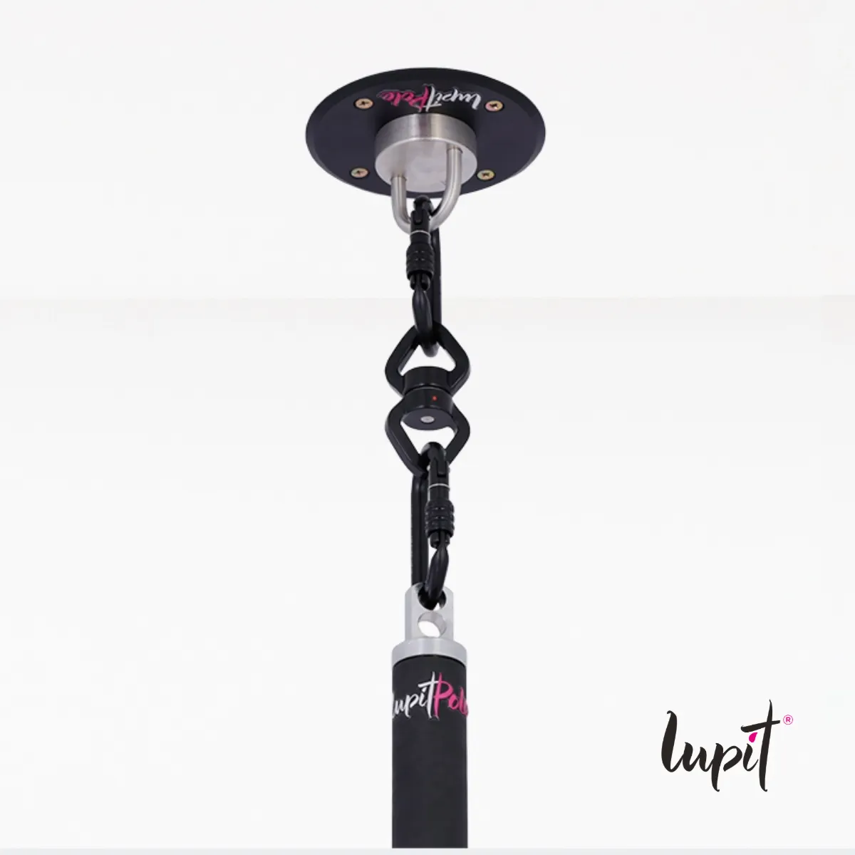 Lupit Aerial Flying Pole Classic | Rubber Black | 2000 mm - 45 mm