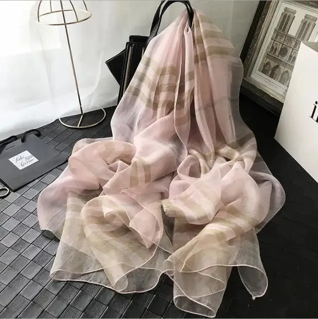 Luxury Silk Shawls Scarf