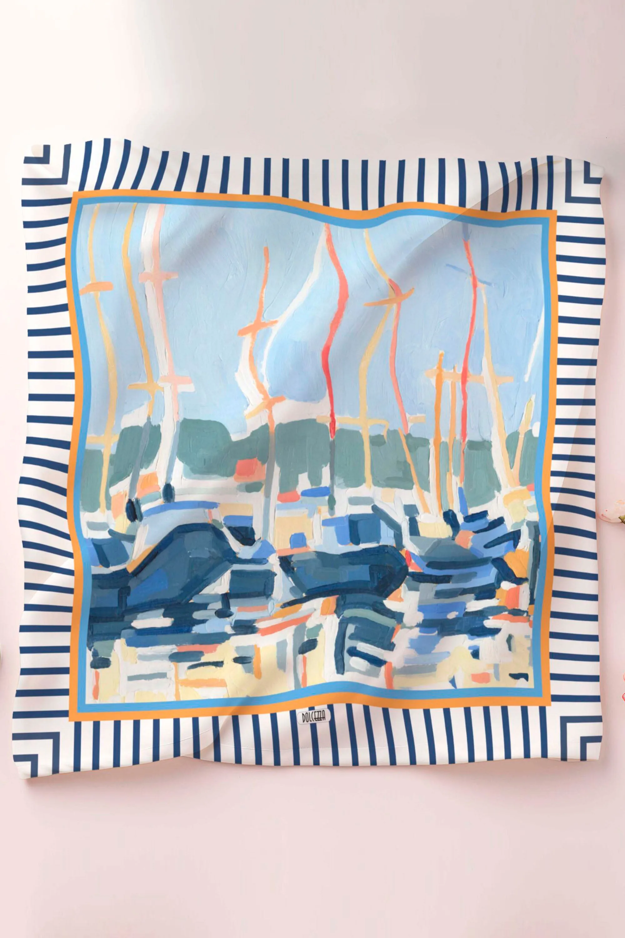 MARINA INTERPRETATION 100% SILK SCARF