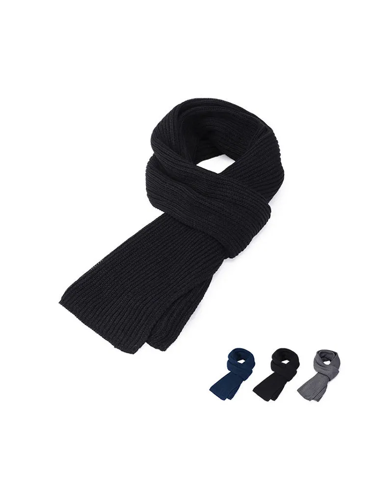 Men'S Plain Color Scarf