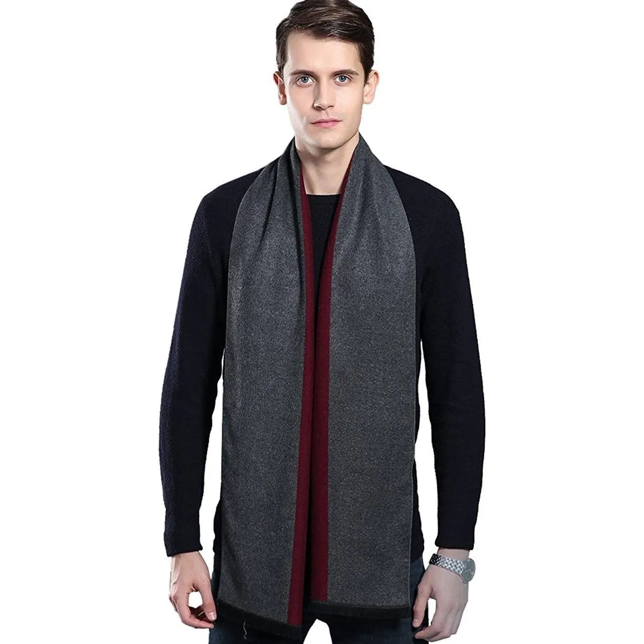 Men's Winter Cashmere Scarf