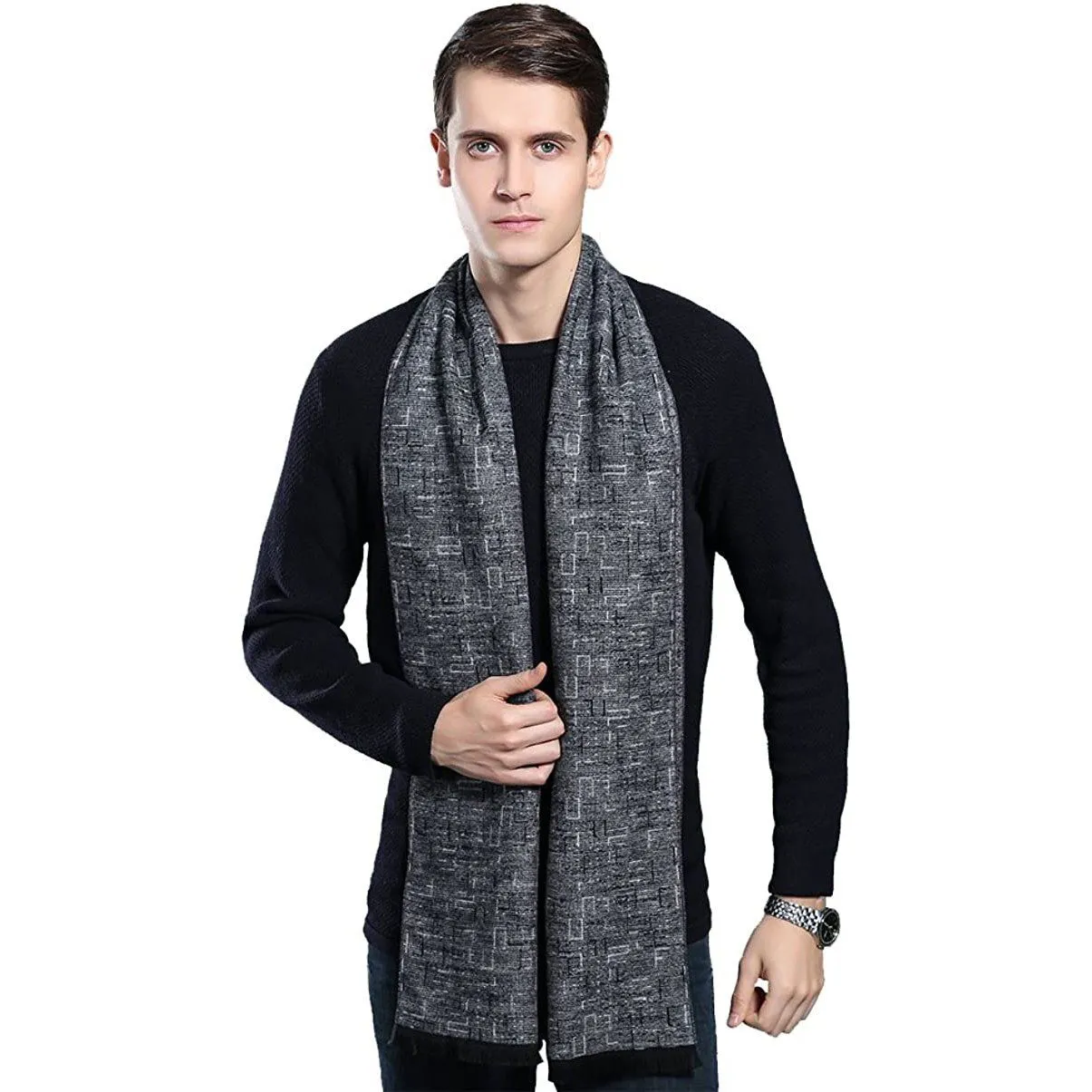 Men's Winter Cashmere Scarf