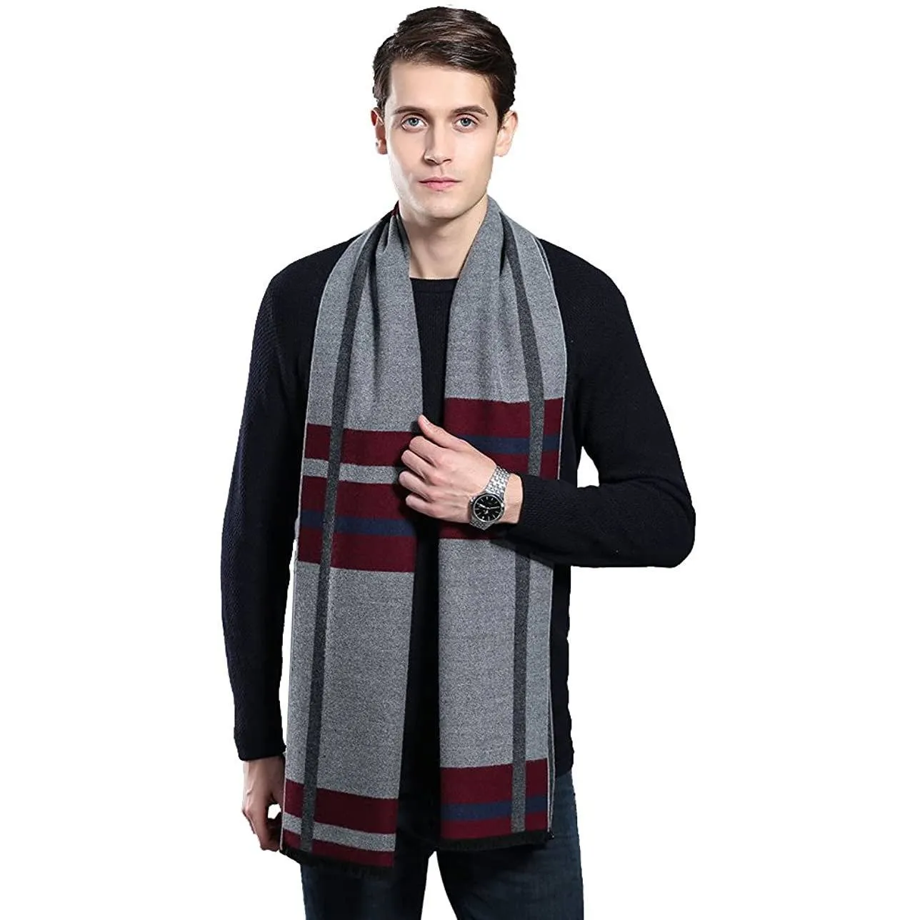 Men's Winter Cashmere Scarf