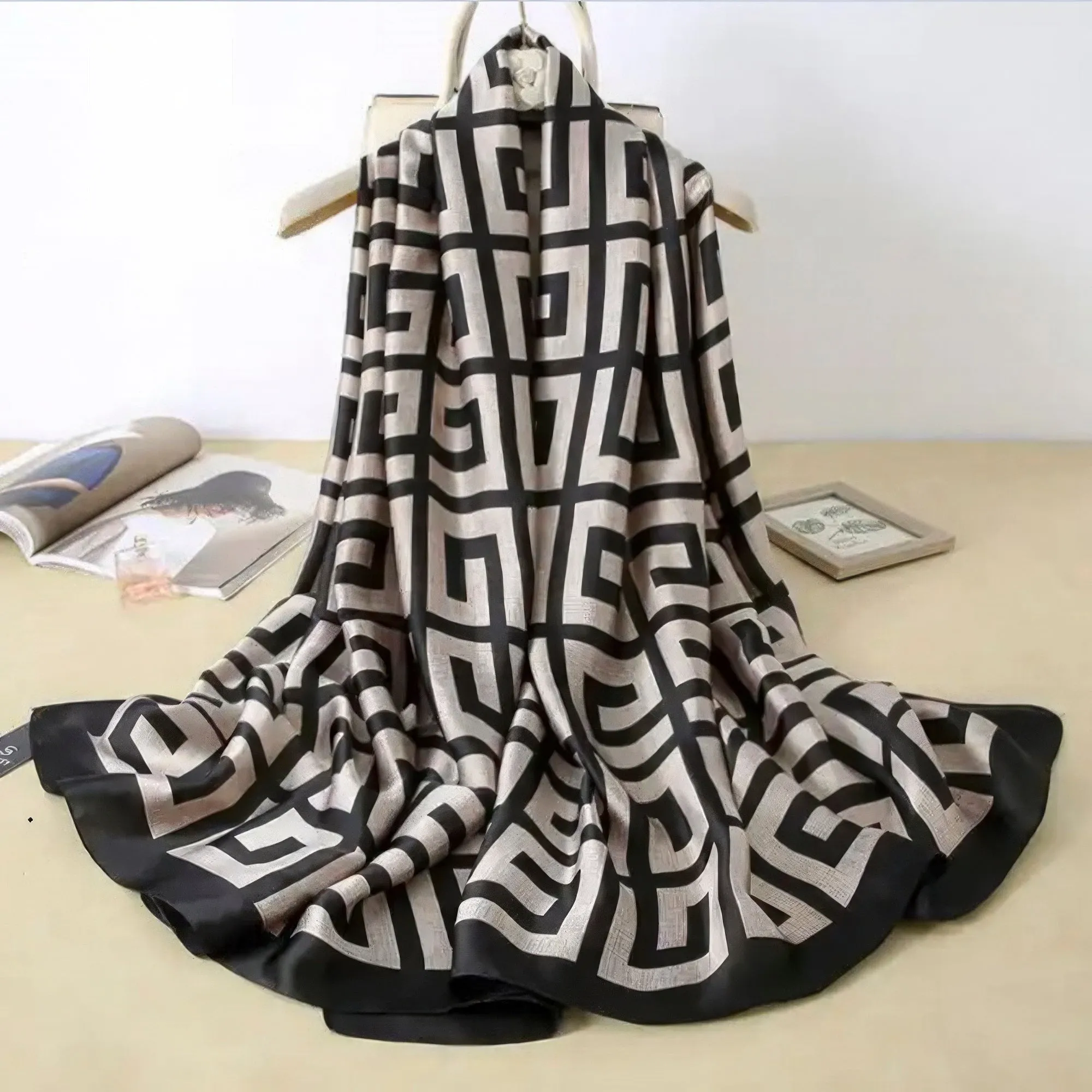 Multi Pattern Scarf - Stylish and Versatile Fashion Accessory