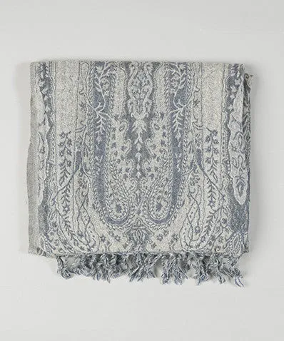 Luxurious Paisley-Print Boiled Wool Scarf from Our Legacy