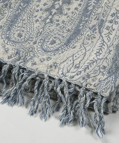 Luxurious Paisley-Print Boiled Wool Scarf from Our Legacy