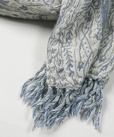 Luxurious Paisley-Print Boiled Wool Scarf from Our Legacy