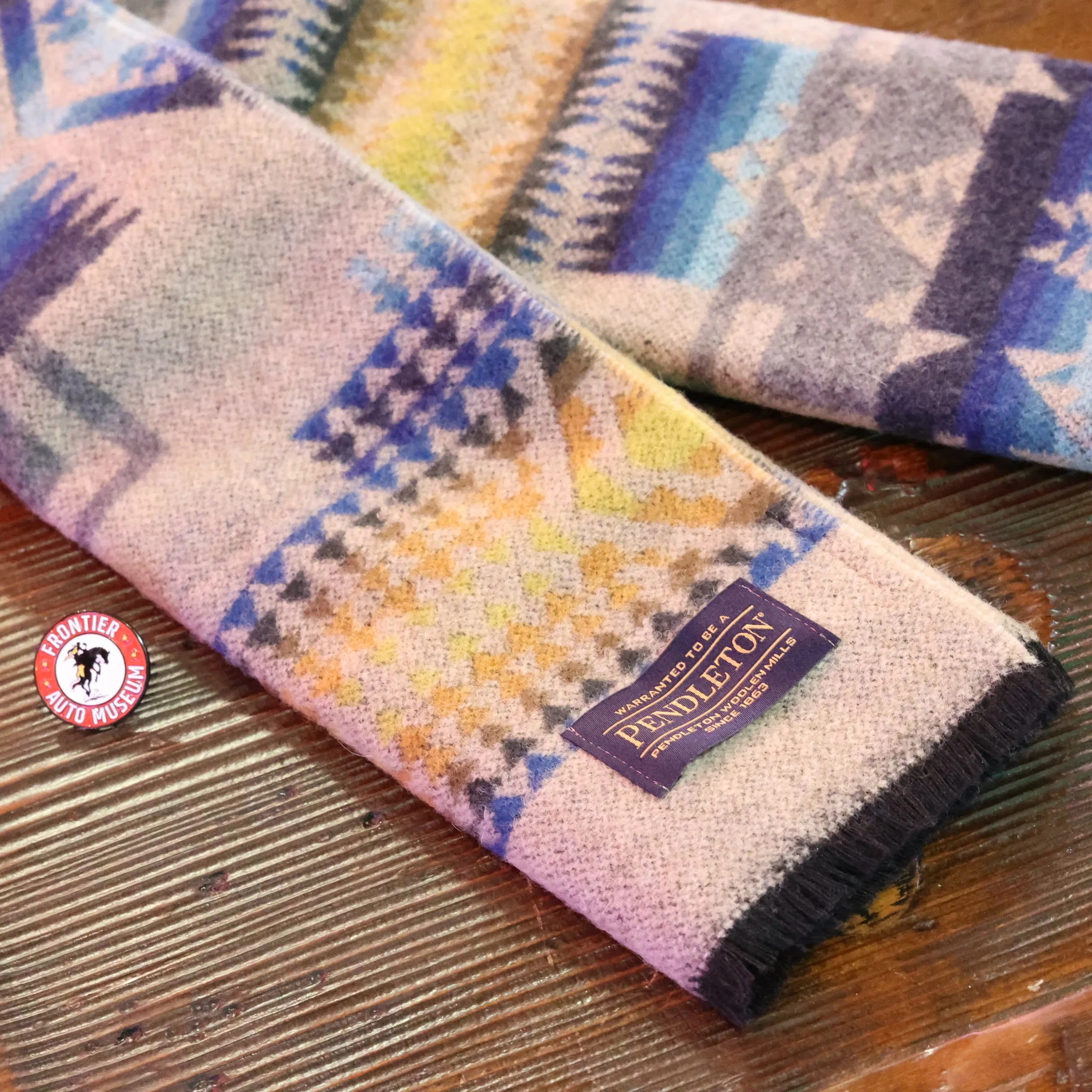 Pendleton Jacquard Scarf in Chief Joseph Blue