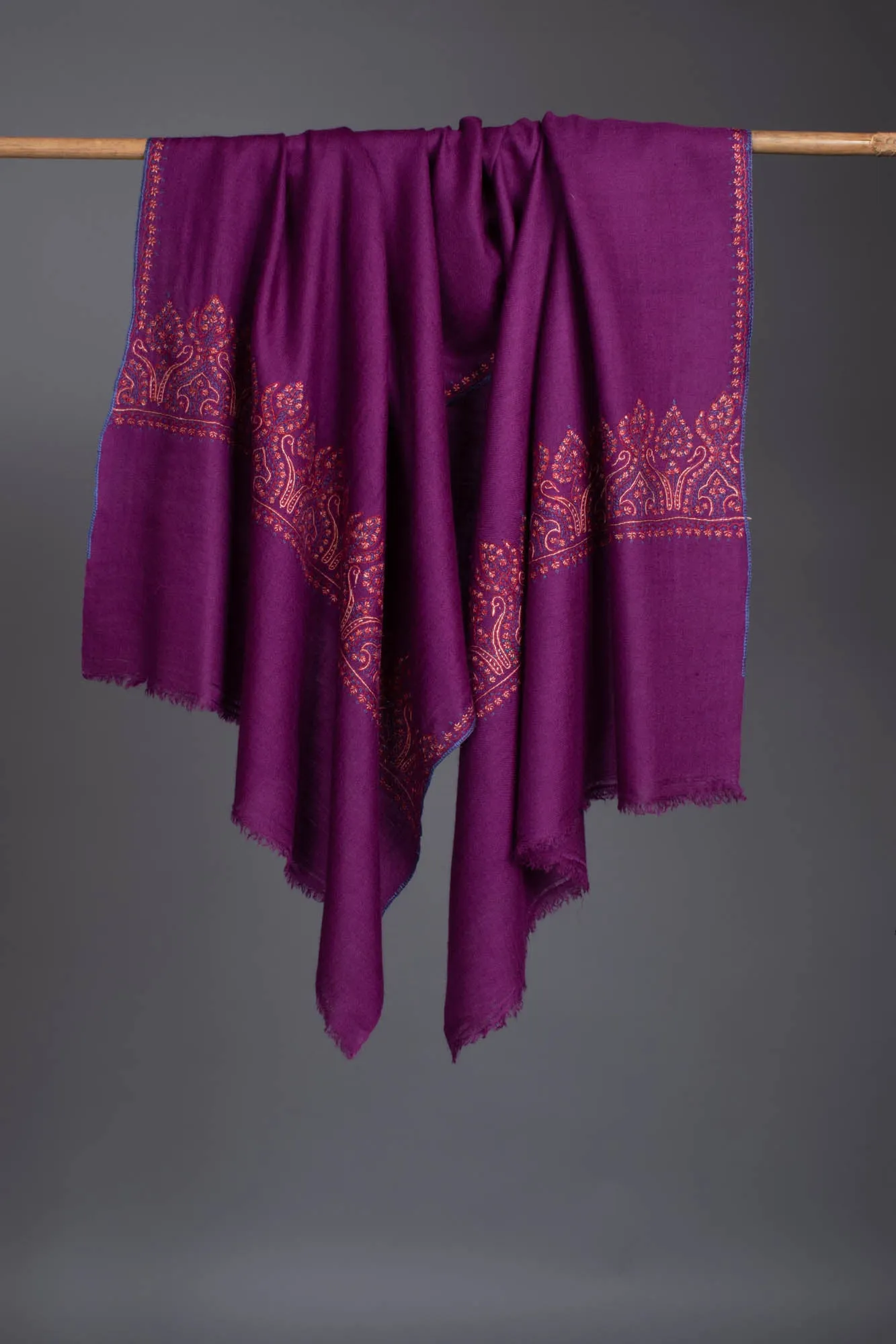 Purple Royal Palla Pashmina Scarf - NEW BRUNSWICK