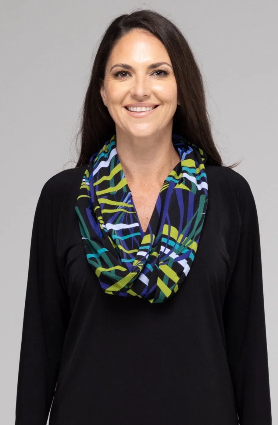 Ribbons Chic Twisted Jersey Neck Scarf