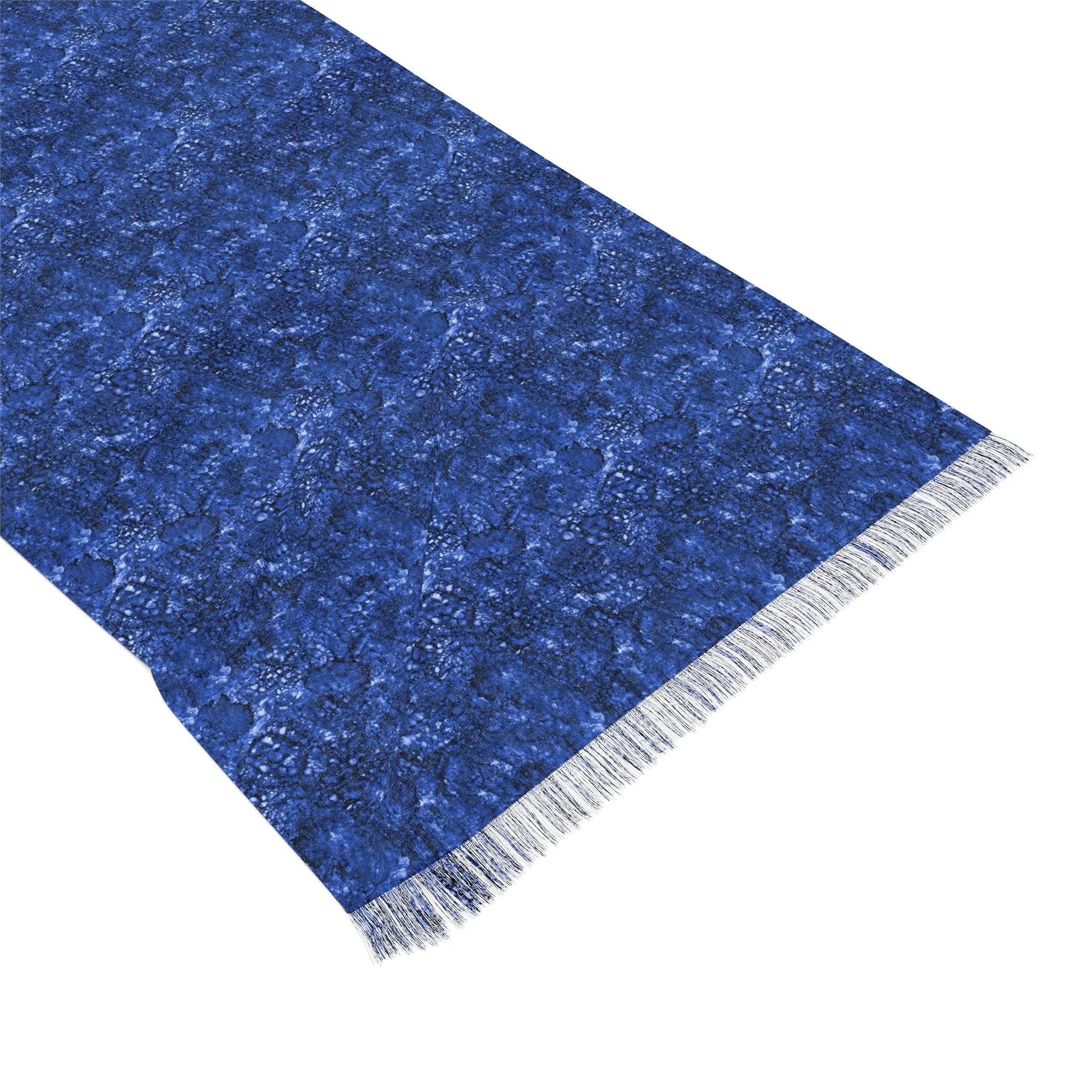 Sapphire Fringe Scarf