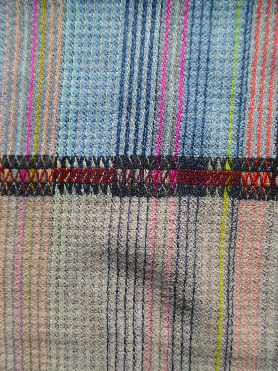 Scarf Lambswool Colorblock Large 1