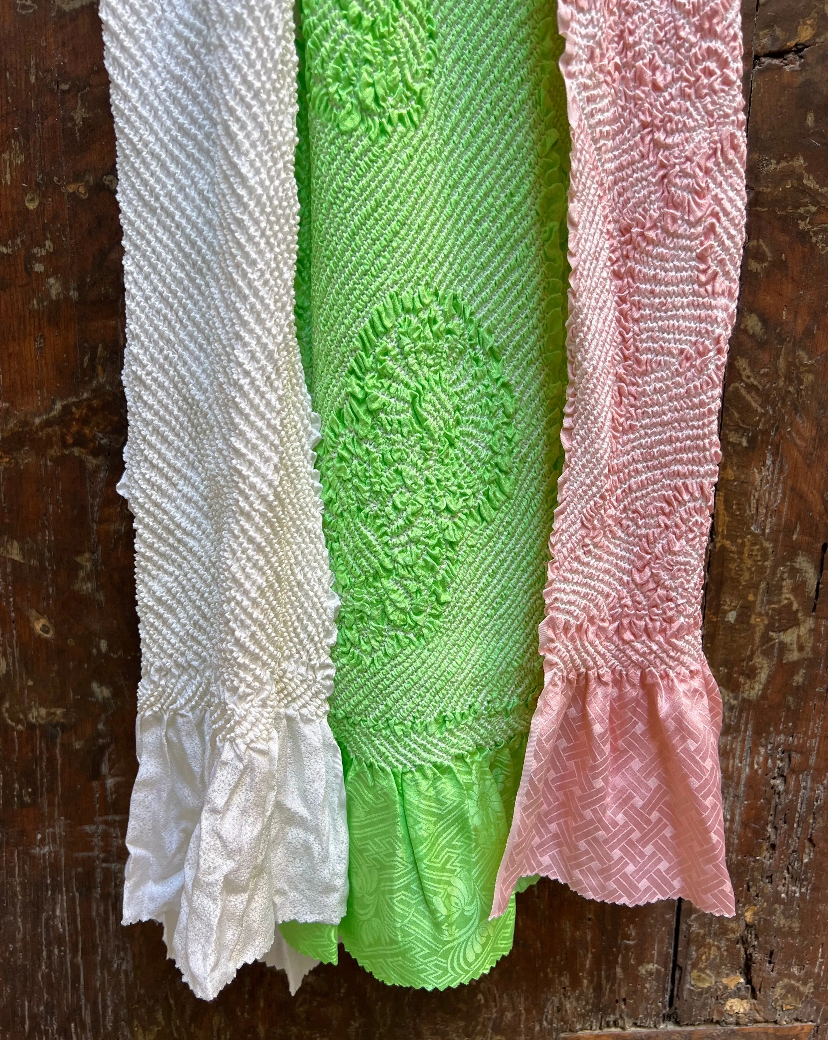 SILK OBIAGE / SCARF・ TSURU 鶴