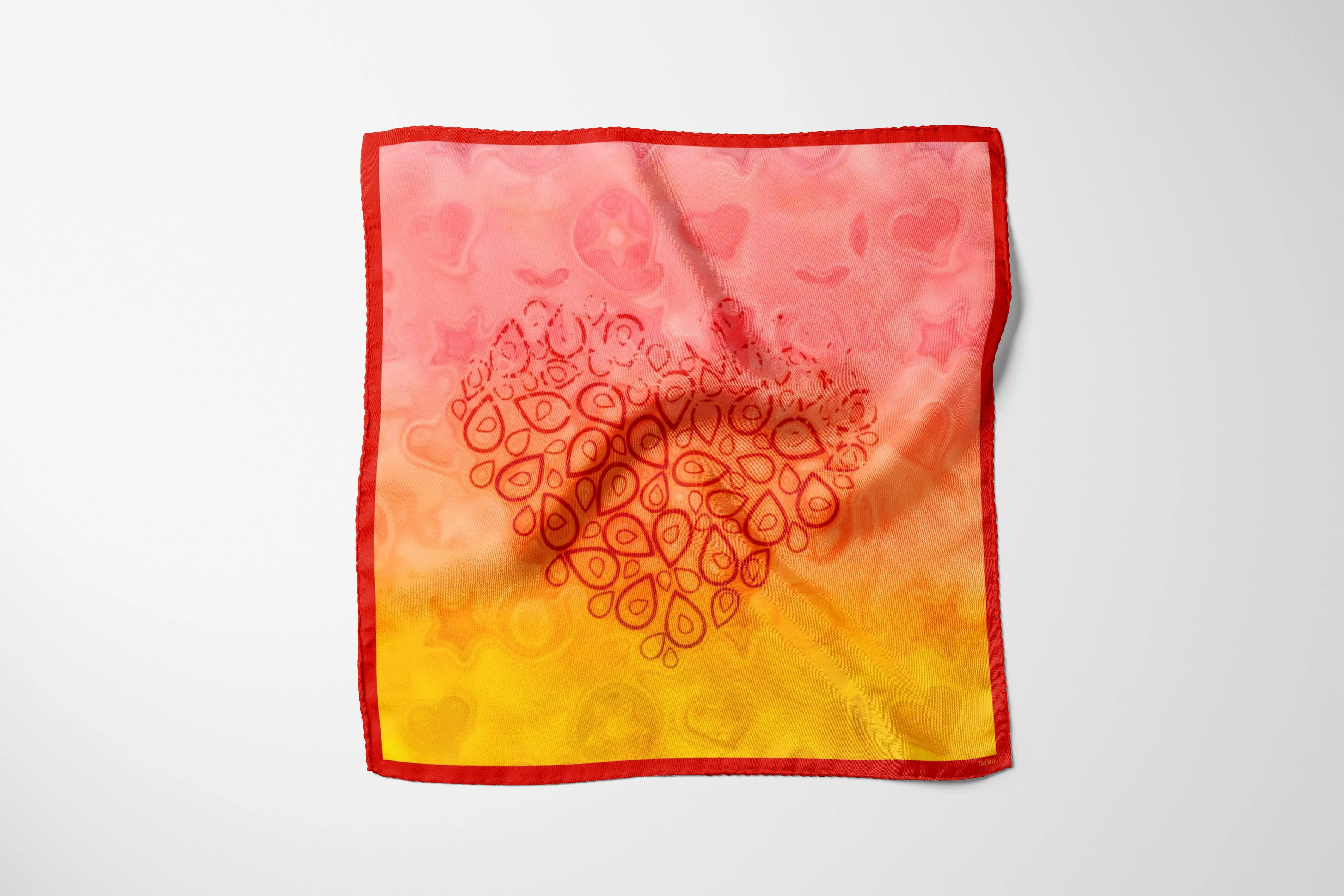 Silk Scarf, FLAME Collection