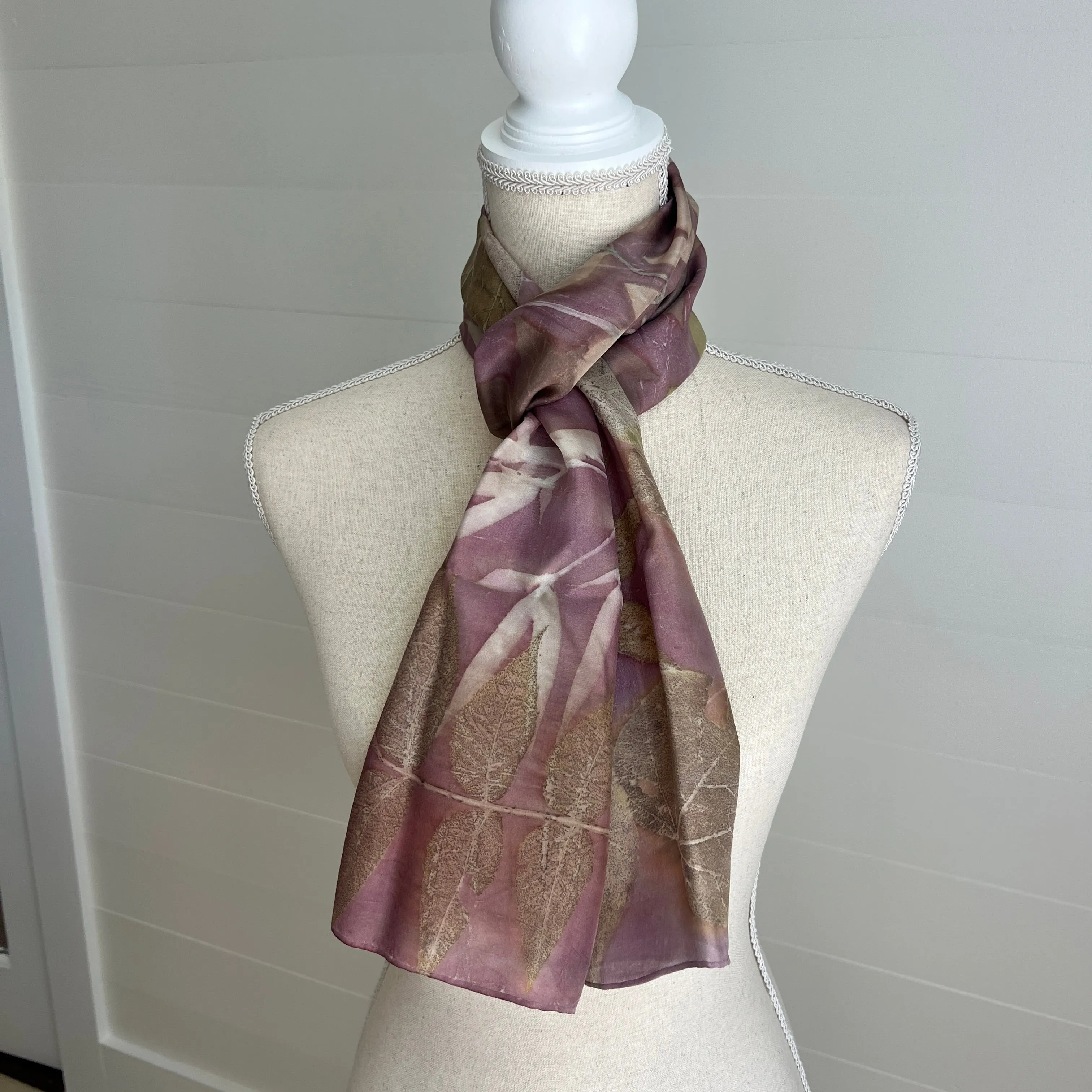 Silk Scarf | "Dolly" Cochineal - Sappanwood