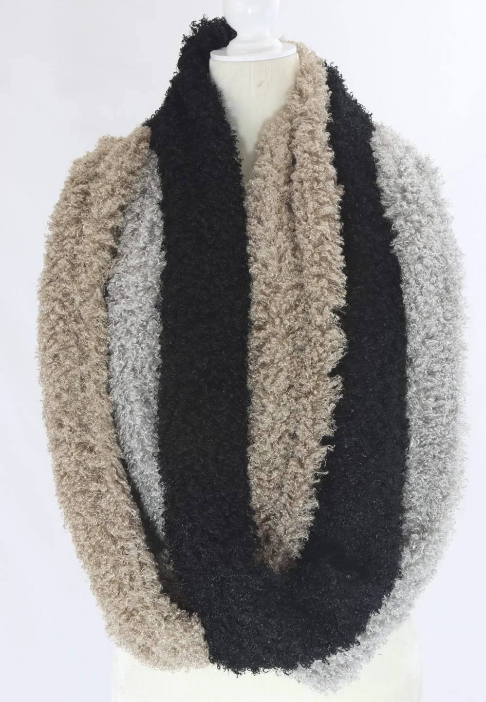 Soft and fluffy infinity scarf