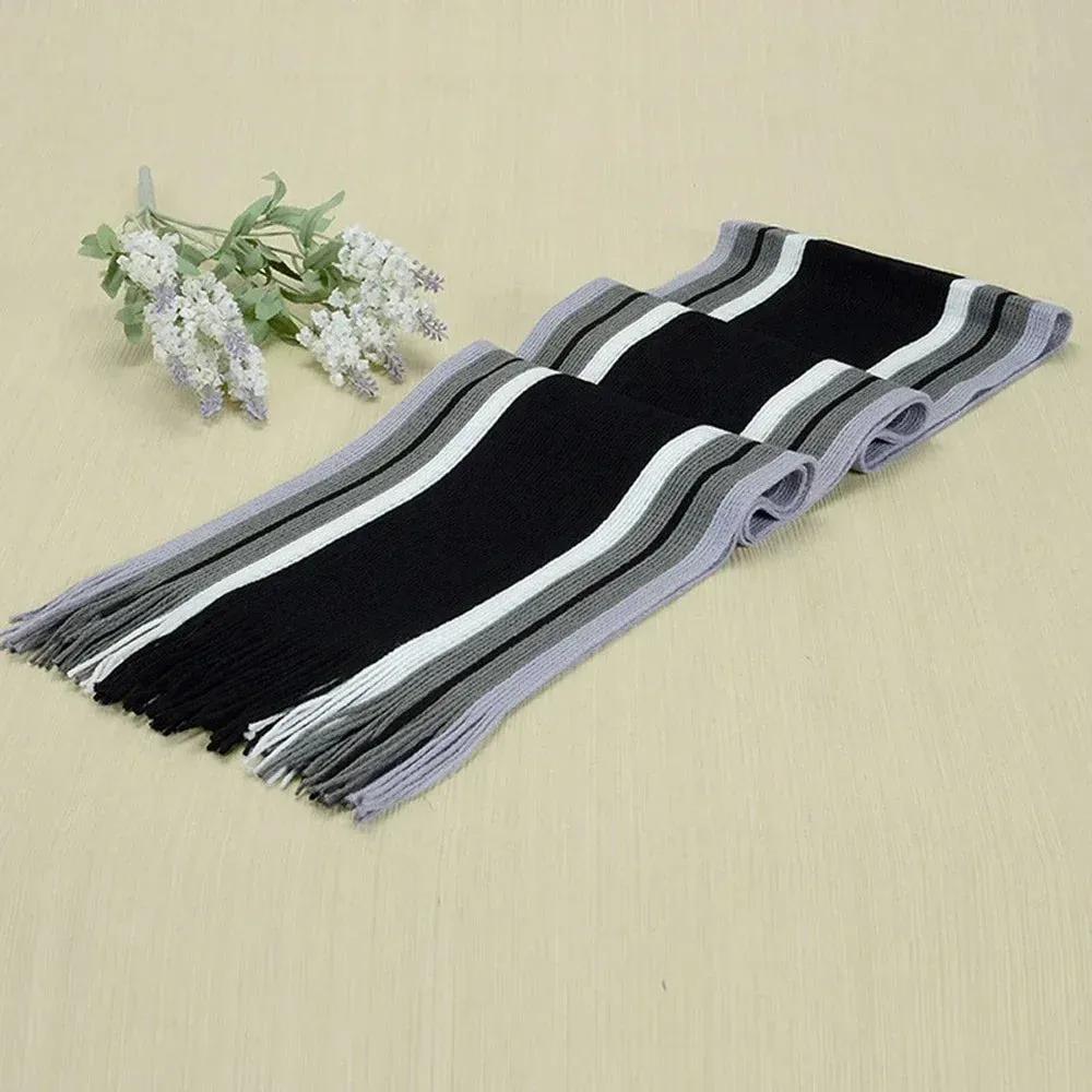 Soft And Warm Stripped Scarf