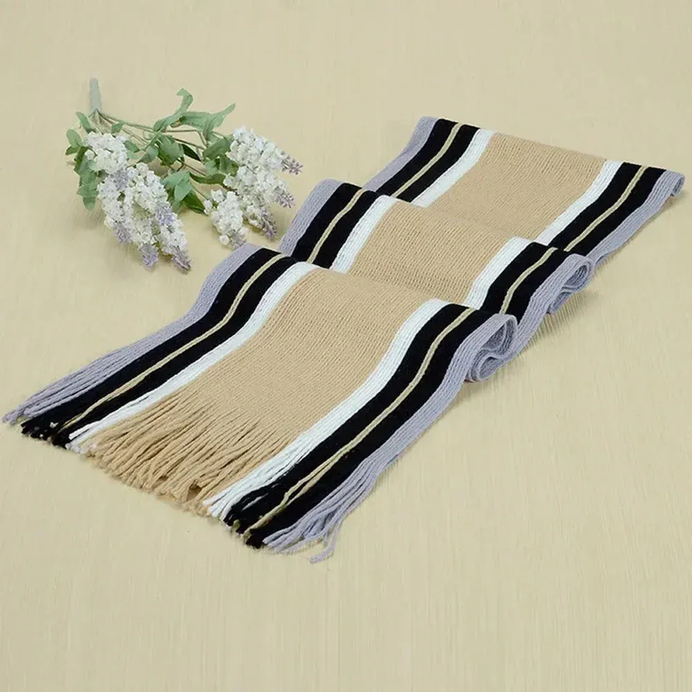 Soft And Warm Stripped Scarf